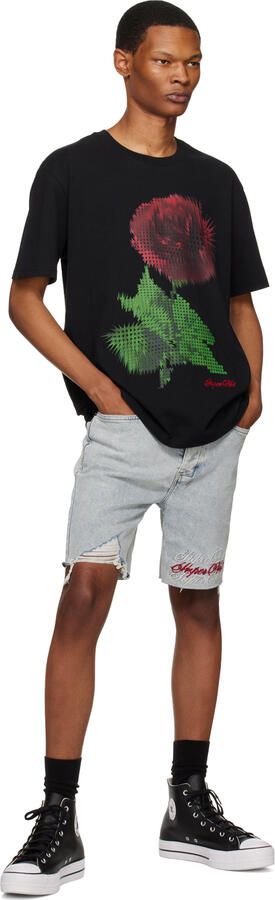 Converse Black Leather Chuck Taylor All Star Lift High Sneakers - Picture 11