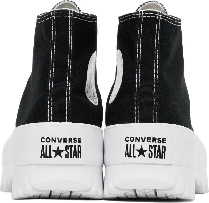 Converse Black & White Chuck Taylor All Star Lugged 2.0 High Sneakers - Picture 2