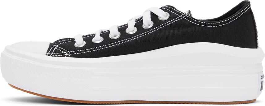 Converse Black Chuck Taylor All Star Move Ox Sneakers - Picture 3