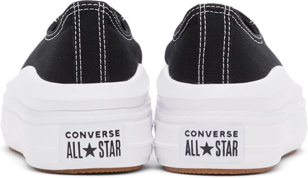 Converse Black Chuck Taylor All Star Move Ox Sneakers - Picture 4