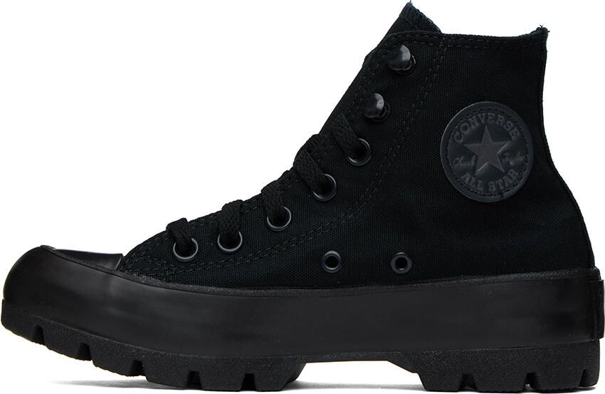 Converse Black Chuck Taylor All Star Lugged High Sneakers - Picture 3