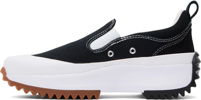 Converse Black & White Run Star Hike Sneakers - Picture 7