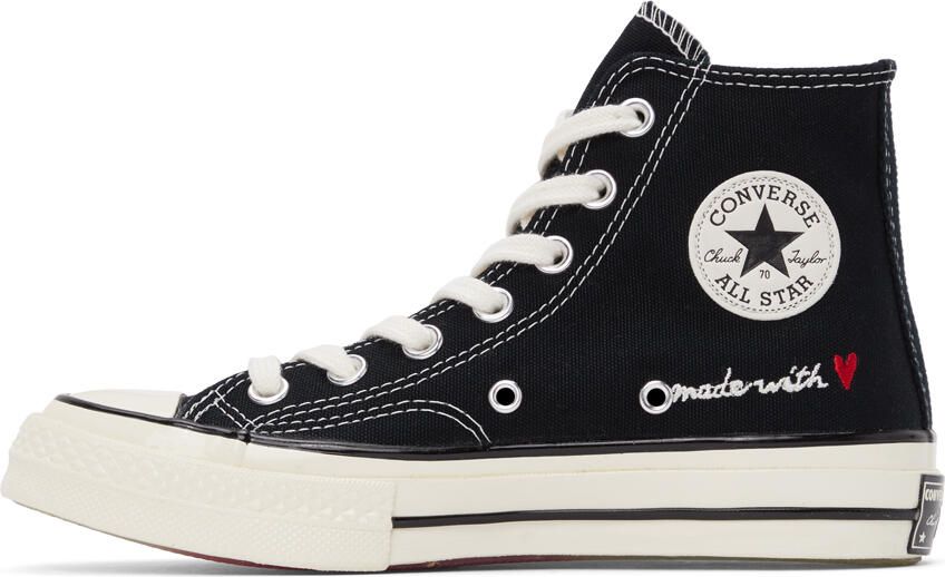 Converse Black 'Love' Chuck 70 High Sneakers - Picture 2
