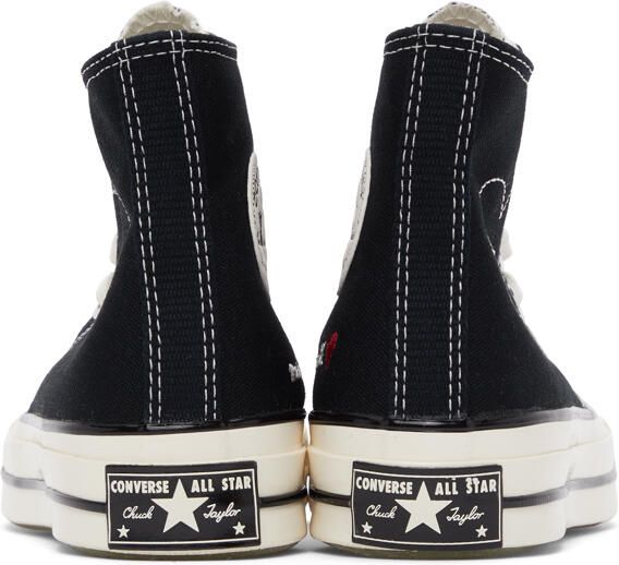 Converse Black 'Love' Chuck 70 High Sneakers - Picture 4