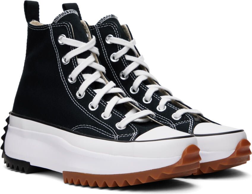 Converse Black Run Star Hike High Top Sneakers - Picture 6