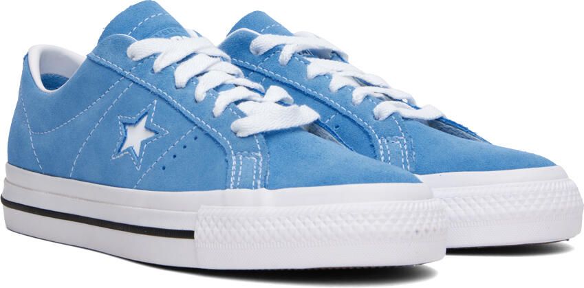 Converse Blue One Star Pro Sneakers - Picture 2
