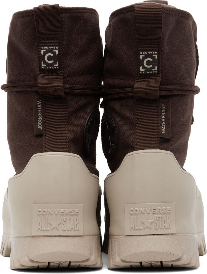 Converse Brown Chuck Taylor All Star Lugged 2.0 Counter Climate Boots - Picture 3