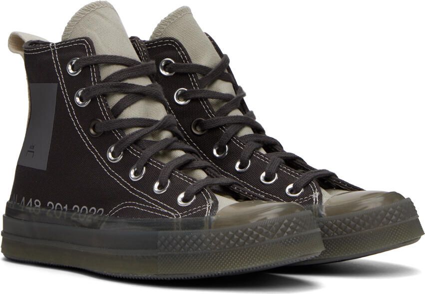 A-COLD-WALL* Gray & Off-White Converse Edition Chuck 70 Sneakers - Picture 2