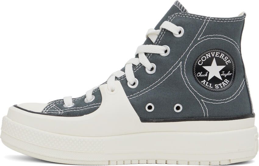 Converse Gray & White Chuck Taylor All Star Construct Sneakers - Picture 3