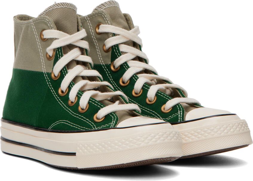 Converse Green Chuck 70 Colorblocked Sneakers - Picture 2