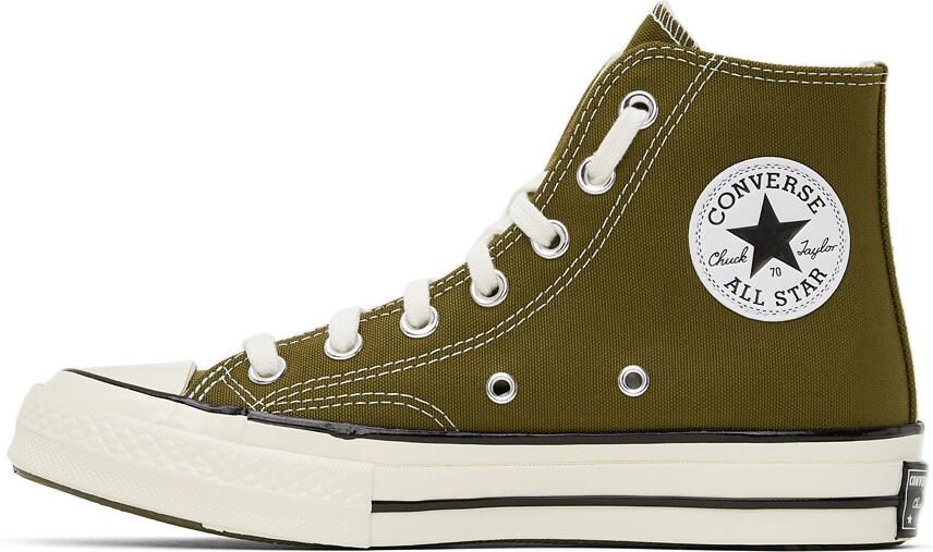 Converse Green Chuck 70 Hi Sneakers - Picture 4