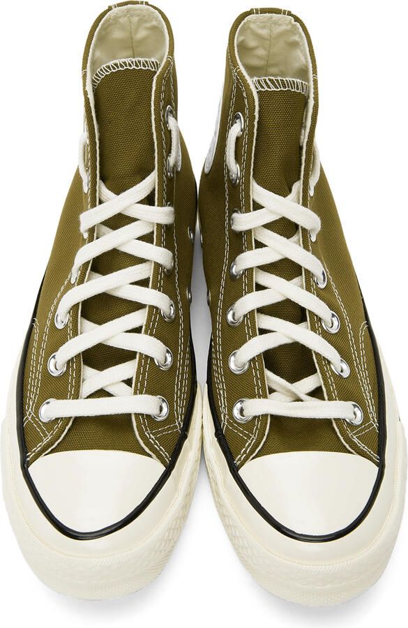 Converse Green Chuck 70 Hi Sneakers - Picture 3