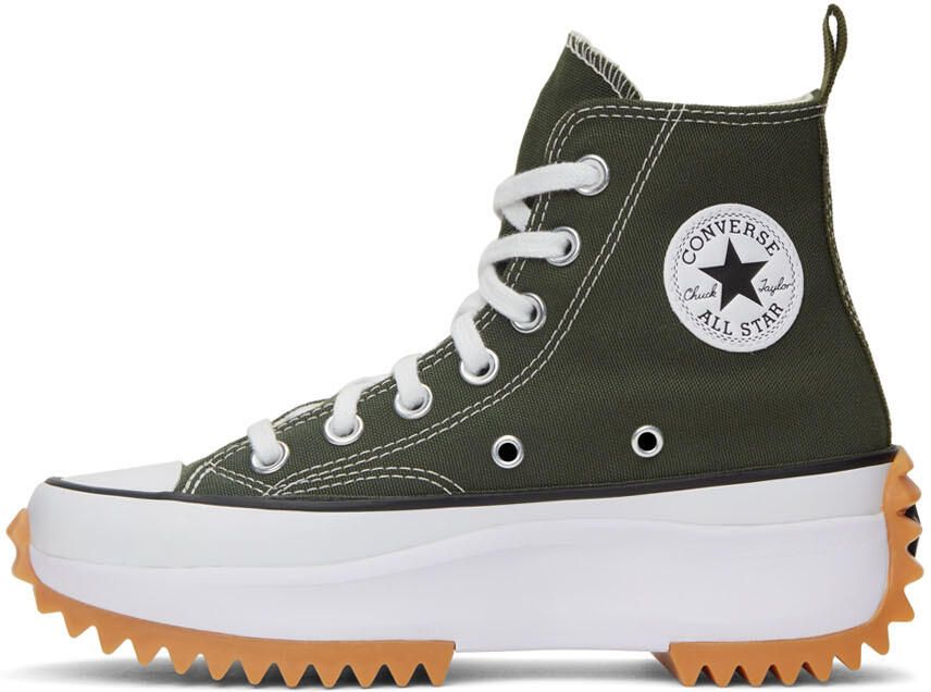 Converse Green Run Star Hike Hi Sneakers - Picture 3