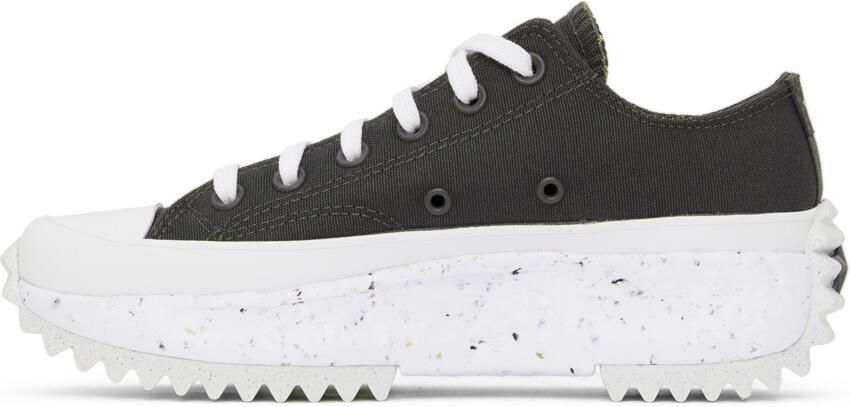 Converse Grey Run Star Hike Crater Ox Low Sneakers - Picture 4