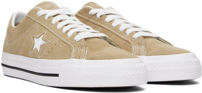 Converse Khaki One Star Pro Sneakers - Picture 2