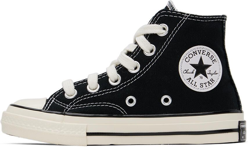 Converse Kids Black Chuck 70 Vintage Sneakers - Picture 3