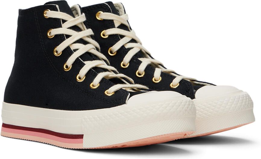 Converse Kids Black Chuck Taylor All Star Eva Lift Sneakers - Picture 2