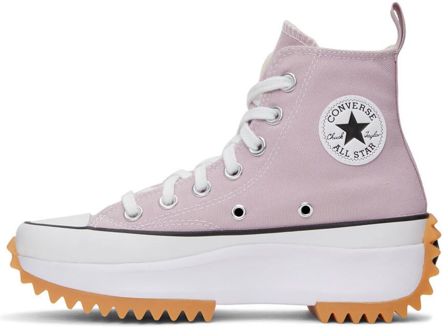 Converse Pink Run Star Hike Hi Sneakers - Picture 3