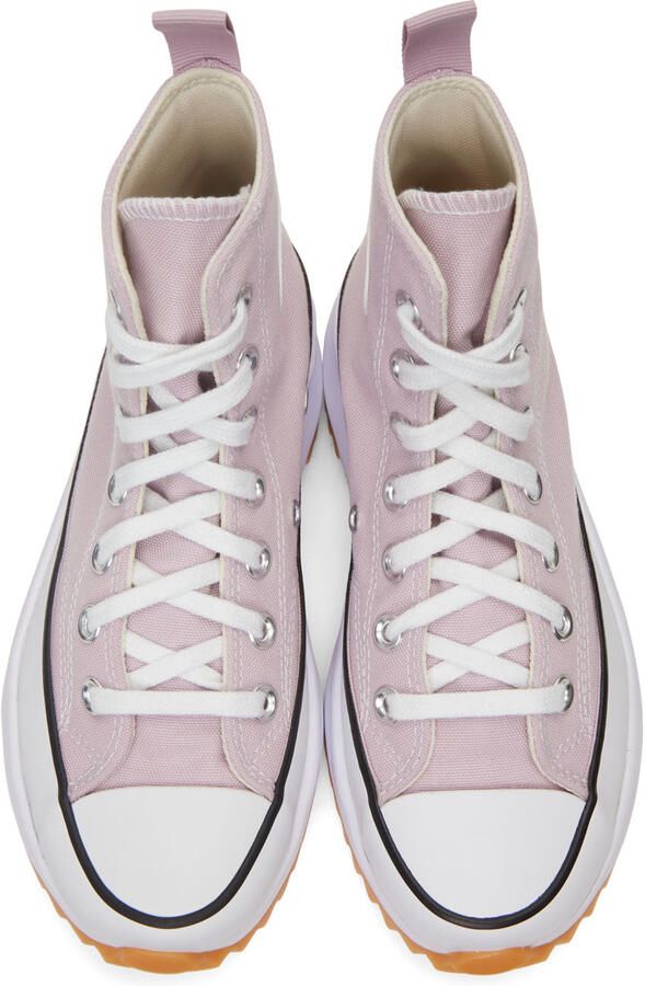 Converse Pink Run Star Hike Hi Sneakers - Picture 4