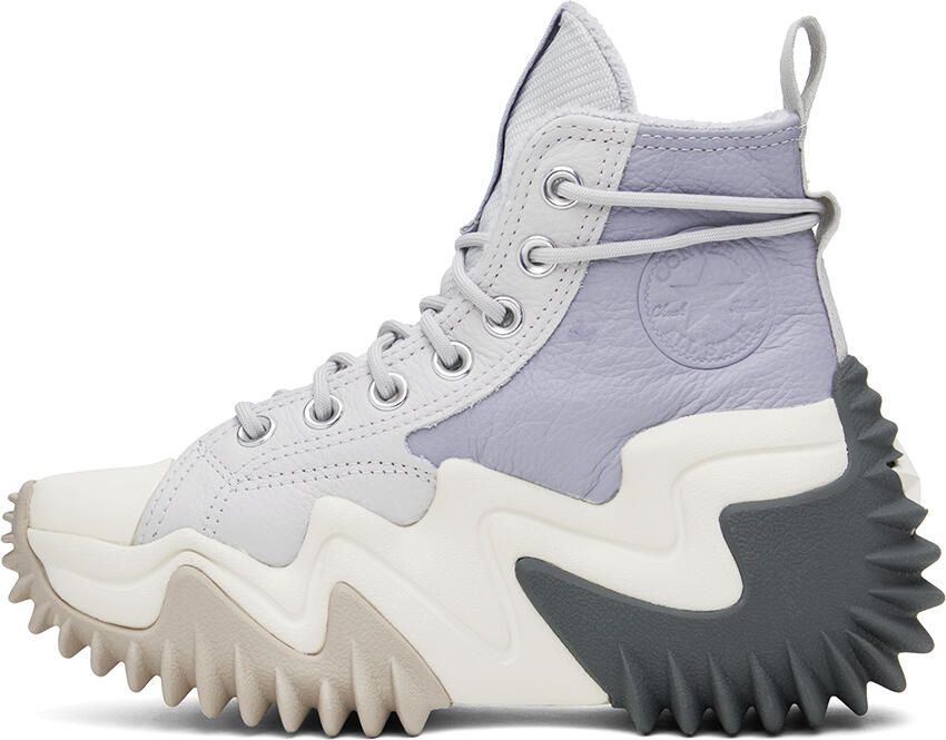 Converse Purple & Gray Counter Climate Run Star Motion Sneakers - Picture 3