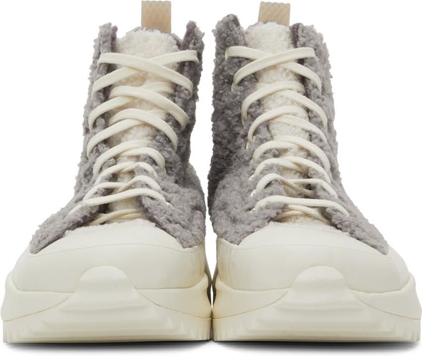 Converse Purple Sherpa Run Star Hike Sneakers - Picture 2