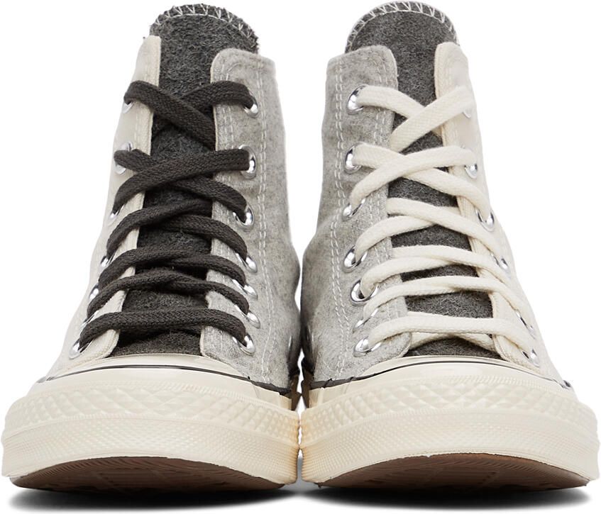 Converse SSENSE Exclusive Off-White & Grey Chuck 70 Hi Sneakers - Picture 2
