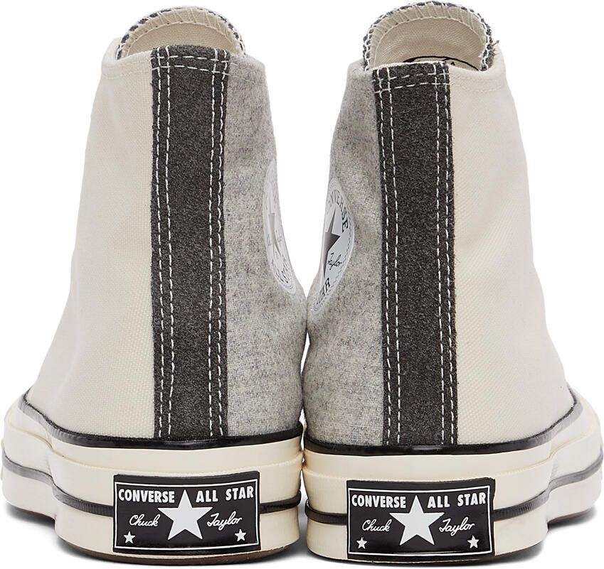 Converse SSENSE Exclusive Off-White & Grey Chuck 70 Hi Sneakers