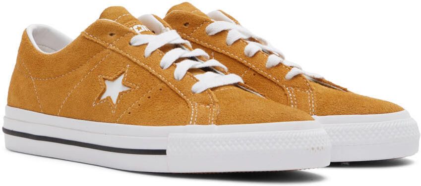 Converse Tan Suede One Star Pro Sneakers