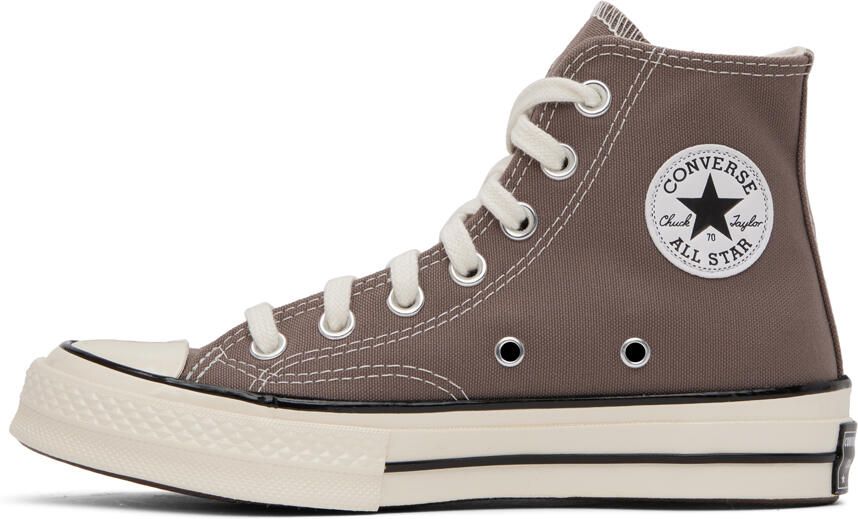 Converse Taupe Chuck 70 High-Top Sneakers - Picture 3