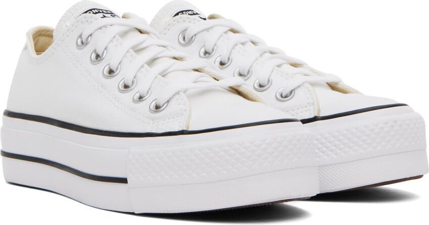 Converse White Chuck Taylor All Star Lift Sneakers - Picture 2