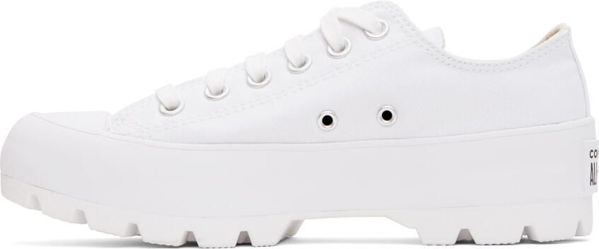 Converse White Chuck Taylor All Star Lugged OX Low Sneakers - Picture 2