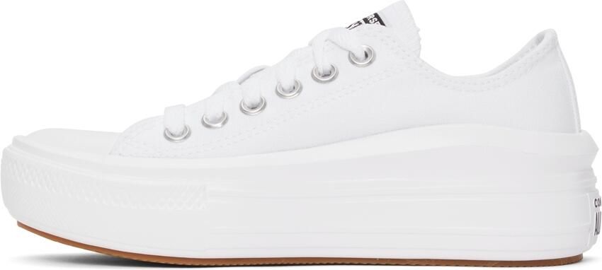 Converse White Chuck Taylor All Star Move Ox Sneakers - Picture 5