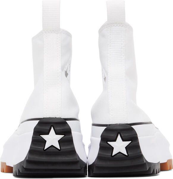 Converse White Run Star Hike Hi Sneakers - Picture 9