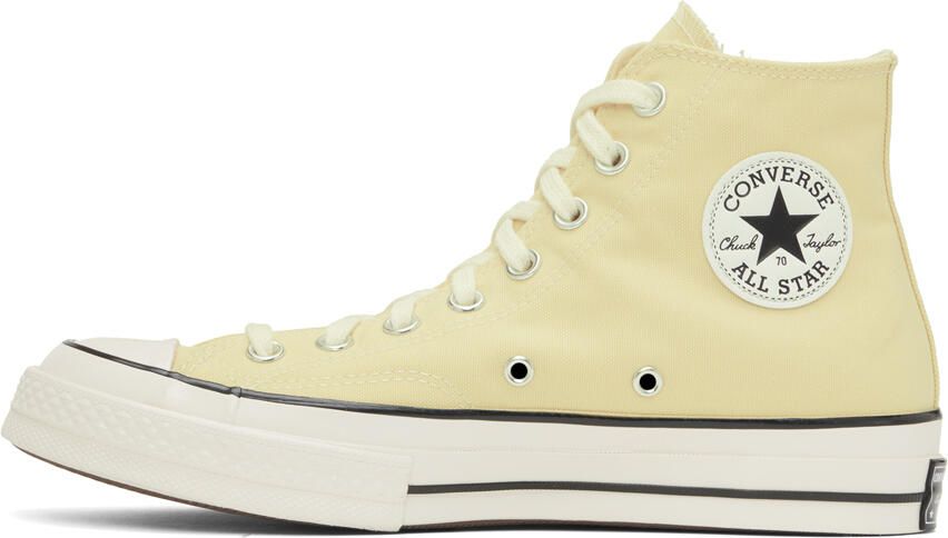 Converse Yellow Chuck 70 Hi Sneakers - Picture 3