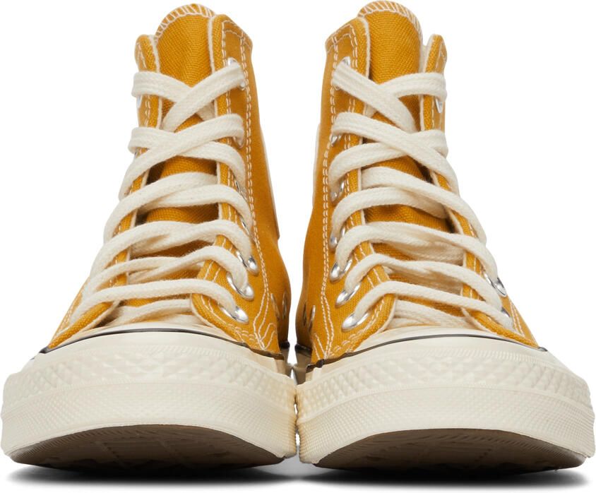 Converse Yellow Chuck 70 High Top Sneakers - Picture 8