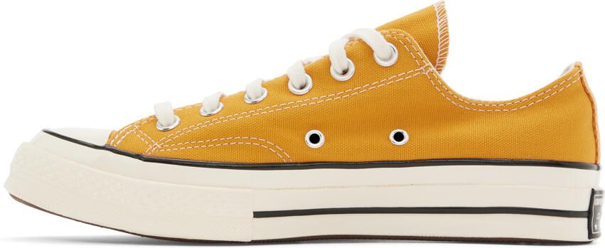 Converse Yellow Chuck 70 OX Low Sneakers - Picture 5