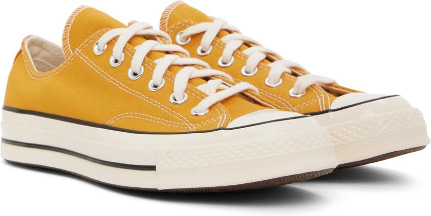 Converse Yellow Chuck 70 OX Low Sneakers - Picture 4