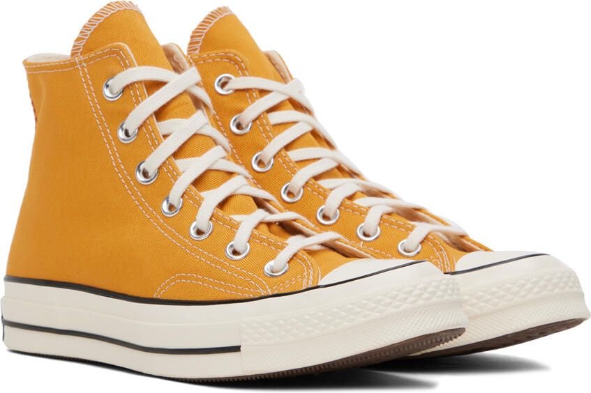 Converse Yellow Chuck 70 High Top Sneakers - Picture 5