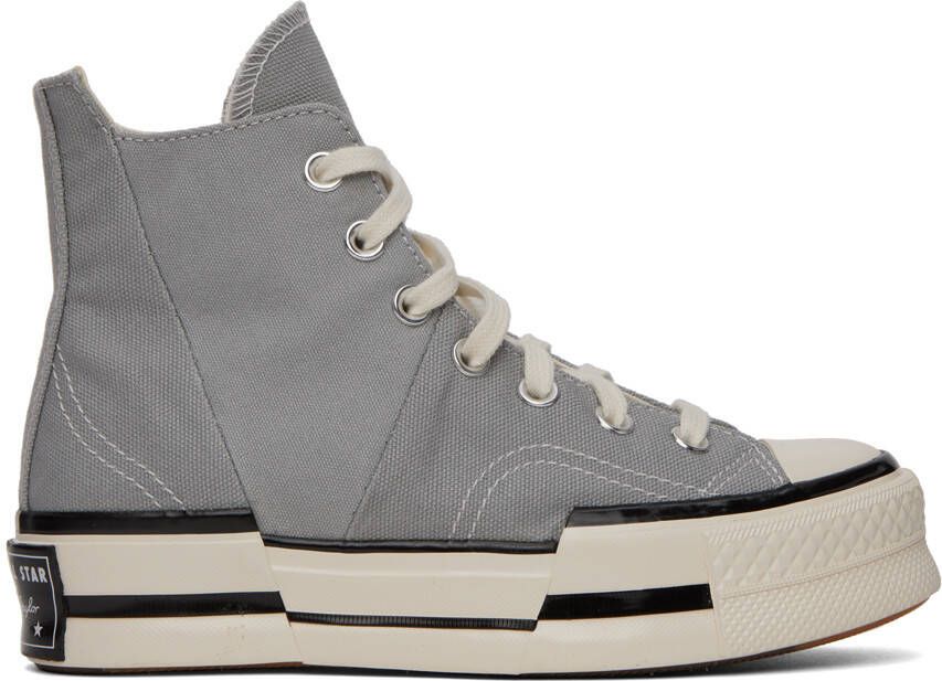 Converse Gray Chuck 70 Plus Sneakers - Picture 4