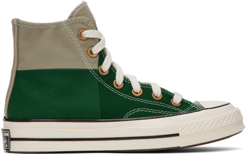 Converse Green Chuck 70 Colorblocked Sneakers - Picture 4