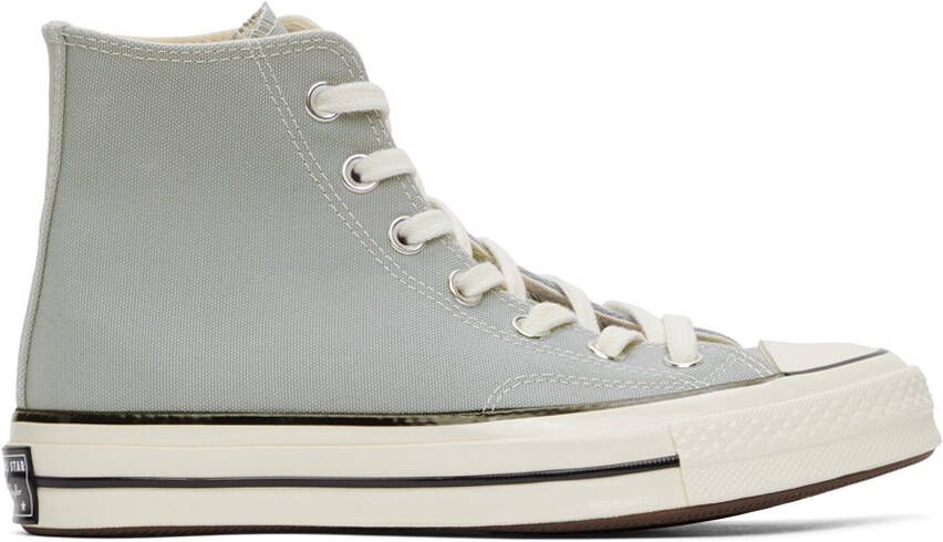 Converse Grey Chuck 70 High Sneakers - Picture 5