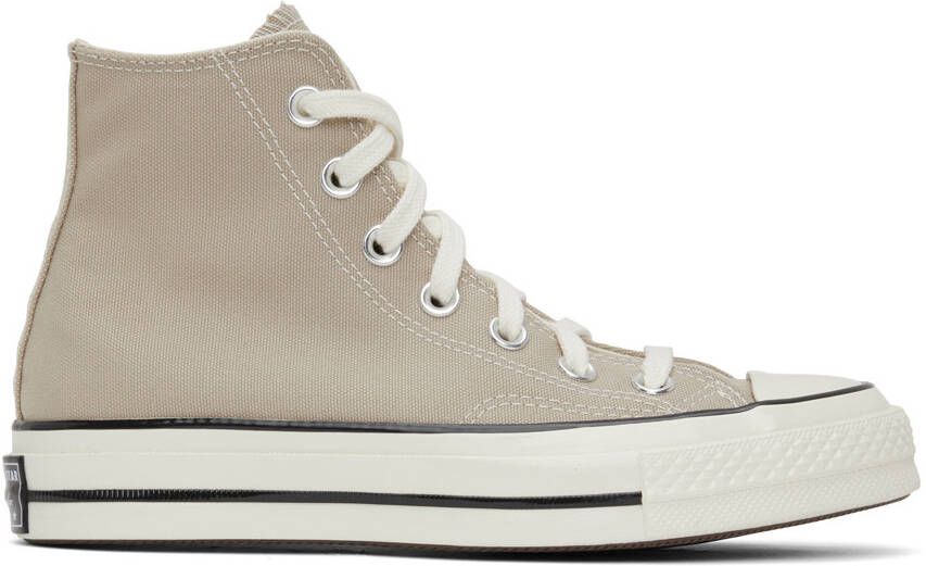 Converse Grey Chuck 70 Recycled Sneakers - Picture 7