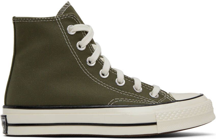 Converse Khaki Chuck 70 Hi Sneakers - Picture 5