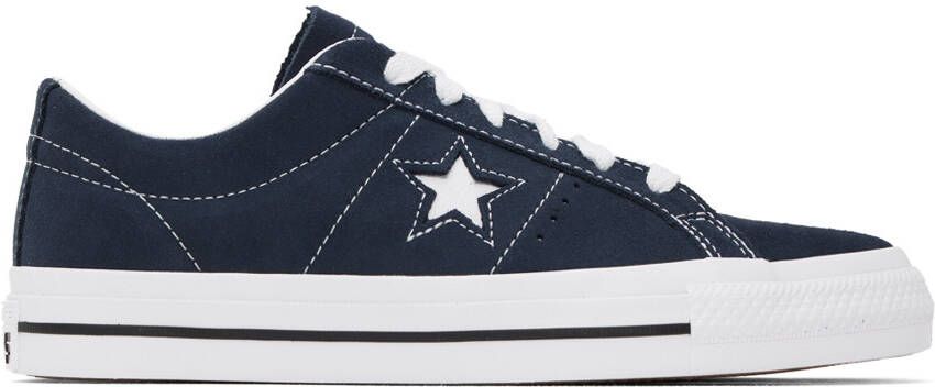Converse Navy One Star Pro Sneakers - Picture 5