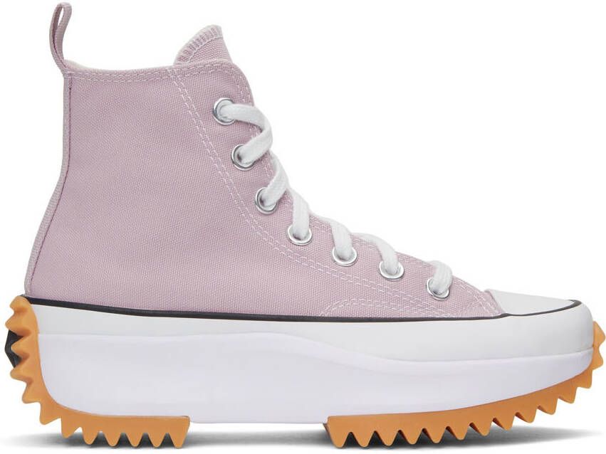 Converse Pink Run Star Hike Hi Sneakers - Picture 5