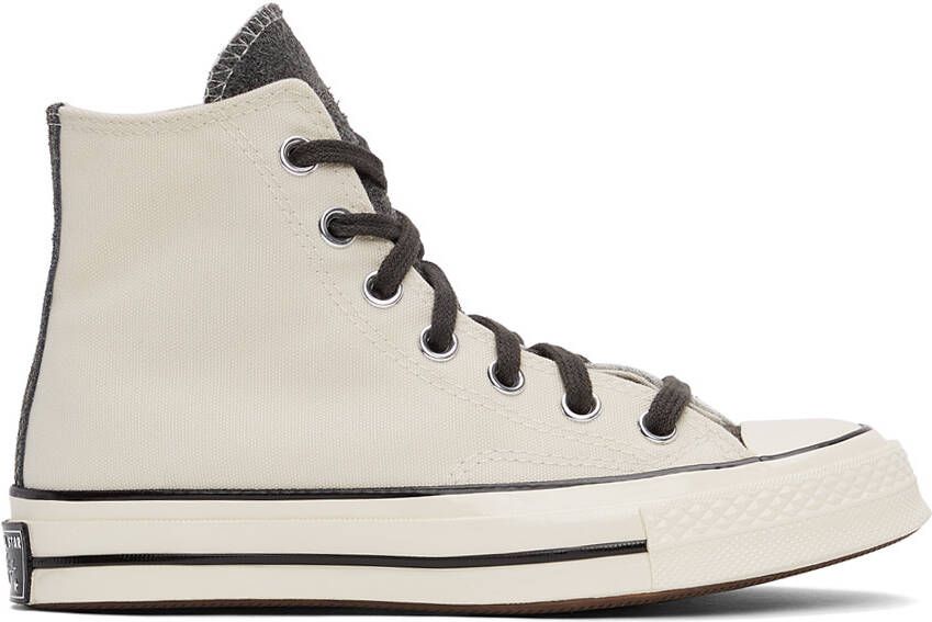 Converse SSENSE Exclusive Off-White & Grey Chuck 70 Hi Sneakers - Picture 5