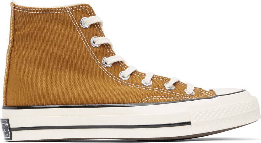 Converse Tan Chuck 70 Hi Sneakers - Picture 5