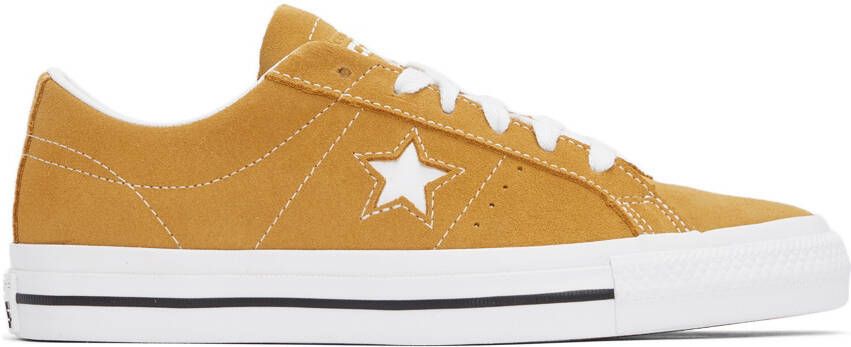 Converse Tan Suede One Star Pro Sneakers - Picture 2