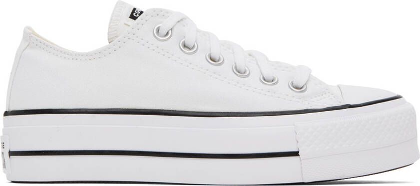 Converse White Chuck Taylor All Star Lift Sneakers - Picture 3