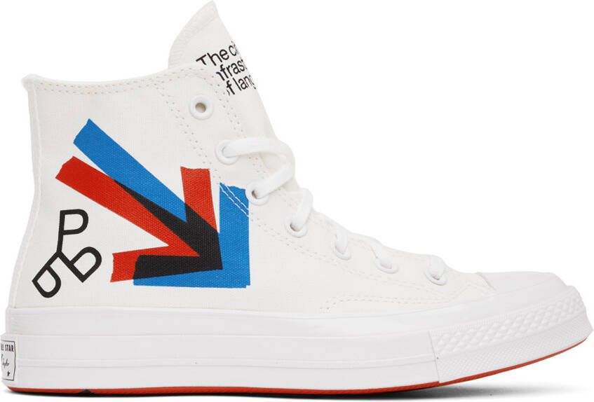 Converse White Patta & Experi tal Jetset Edition Chuck 70 Sneakers - Picture 3
